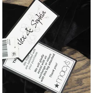 NWT Alex & Sophia Juniors High Rise Front Slit Wide Leg Velvet Pants Black S thumbnail 6