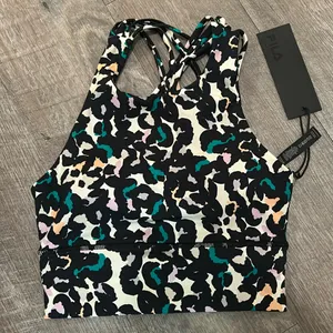 NWT Fila Uplift High Neck Sports Bra Crop Top‎ Size X Small thumbnail 1