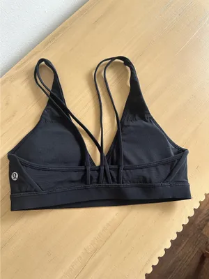 Lululemon Freely Flexed Bra Black 4 thumbnail 3
