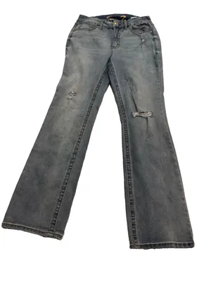 7 For All Mankind Tummy less High Rise Slim Bootcut Medium Wash Jeans Sz 12 thumbnail 3