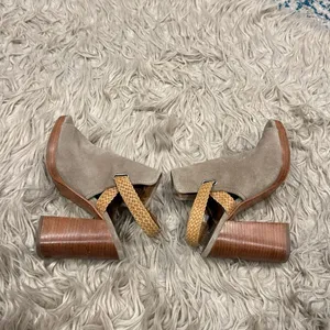 Frye leather slingback block heels size 7.5 thumbnail 4