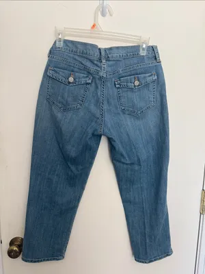 Old Navy Blue Boyfriend Jeans - Mid Wash thumbnail 3
