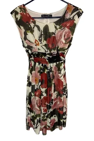 Appropriate‎ Behavior Floral MIDI Dress Size Small Wedding Guest Date Night thumbnail 1