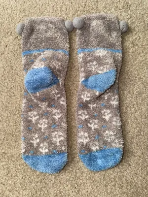Natural Life 1 Pair Of Fuzzy Koala Socks, Never Worn thumbnail 3