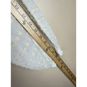 Anthropologie Pilcro Tavi Textured Blouse S Button Down Ivory Boho thumbnail 12