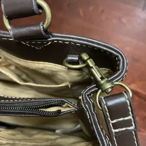 Fossil Relic by Brown and Tan Paisley Embossed Vegan Leather Purse Handbag thumbnail 10