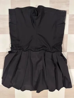 lululemon side pleat high rise tennis skirt black 4 W8ADUS thumbnail 9