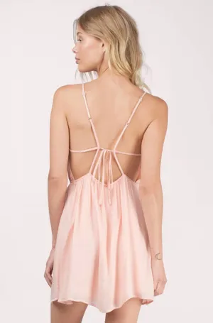 Tobi Blue Mini Dress thumbnail 3