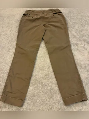 Women’s Old Navy Khaki Pants in Brown Size 2… 98% Cotton thumbnail 4