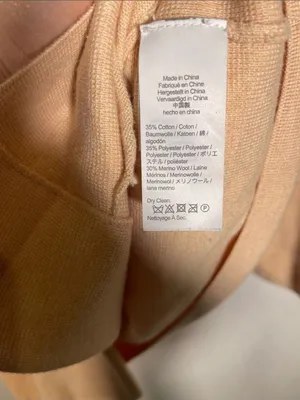 J. Crew Womens Sweater Blazer Medium Merino Wool Light Pink Bf013 thumbnail 4