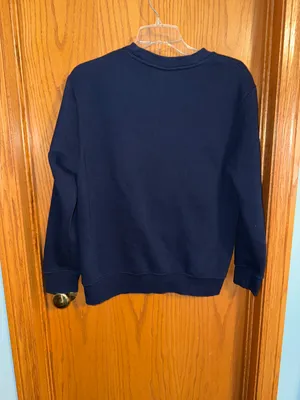 Atlanta Braves Navy Sweatshirt Blue Size XS thumbnail 2