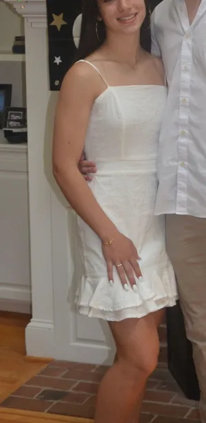 Altar'd State White Mini Dress thumbnail 1