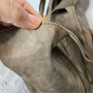 DV by‎ Dolce Vita Large Gray Taupe Fringe Hobo Bag thumbnail 7