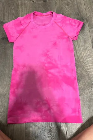 Pink Tie-Dye Lululemon Swiftly Tech thumbnail 1