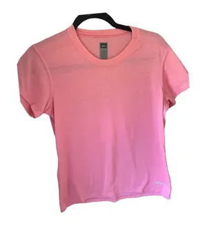 REI pink short sleeve shirt size medium thumbnail 1
