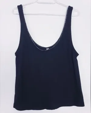 Intimately Free People Solid Black  Tank Top thumbnail 1
