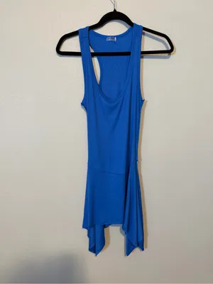 NWOT free people movement bleacher tank blue XS thumbnail 7