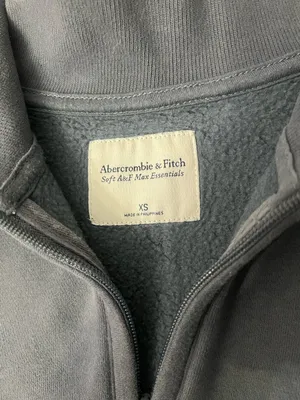 Abercrombie & Fitch Women's Slate gray Half-Zip Sweatshirt size XS thumbnail 3