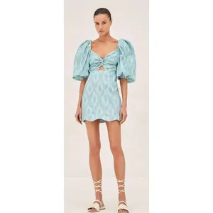 Alexis Valera Puff Sleeve Mini Dress Sz. XS thumbnail 2