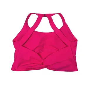Halara Criss Cross Back Sports Bra Size Large Pink Workout Athletic Fitness Gym thumbnail 2