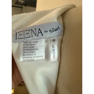 NWT IEENA for Mac Duggal White Sequin Wrap Gown Size 4 Style 26598 thumbnail 7