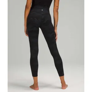 Lululemon 6 Align High Rise Pant Pockets 25" Heritage 365 Camo Deep Coal Multi thumbnail 2
