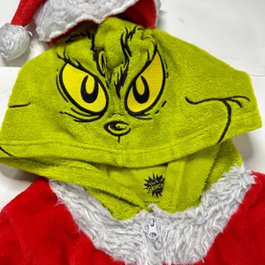 Dr. Seuss Grinch Costume Red and Green thumbnail 4