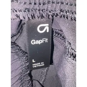 GapFit Womens Black Active Running Shorts Smocked Elastic Waist Pockets Size L thumbnail 4