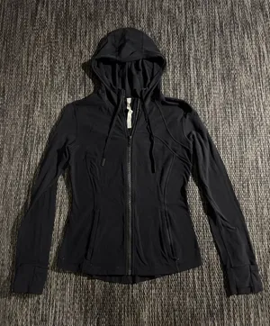 Lululemon Hooded Define Jacket Nulu Bodycon Lightweight Size 8 thumbnail 1
