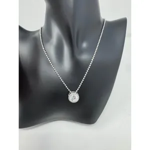 Cubic zirconia necklace Silver thumbnail 3