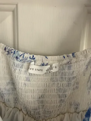 Altard state blue floral romper thumbnail 3