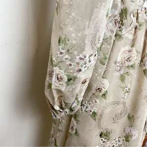 En Saison Calista Cut Out Floral Maxi Dress in Taupe Sage Small thumbnail 5