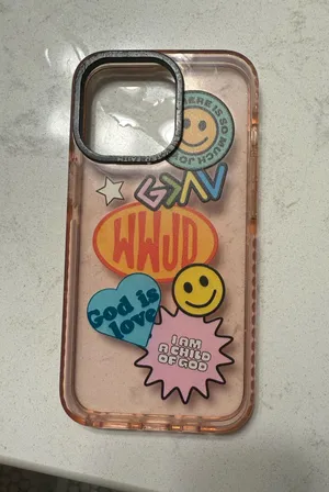 wwjd phone case Pink thumbnail 1