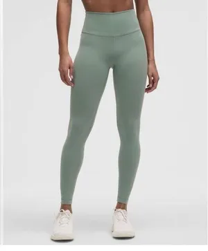 Lululemon NWT Wunder Train High Rise Tights 28” Leggings Crater Blue Size 14 thumbnail 7
