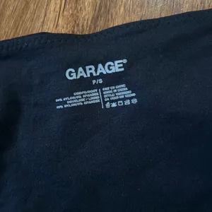 Black Garage Long Sleeve Crop Top thumbnail 2