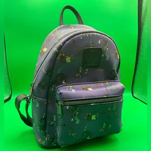 A Very Cool Loungefly Nightmare Before Christmas Purple Backpack thumbnail 2