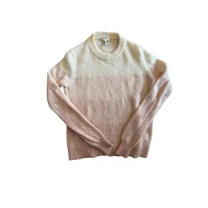 Joie Alpaca Wool Blend Sweater Small Pink Cream Colorblock Cozy thumbnail 6