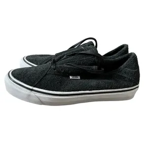 NEW Vans Diamo Ni hairy Suede Sneakers 8 men's 9.5 women's Black White‎ thumbnail 2