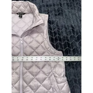 Athleta Women Light Pink Puffer Whisper Featherless Puffy Quilted Size Medium thumbnail 6