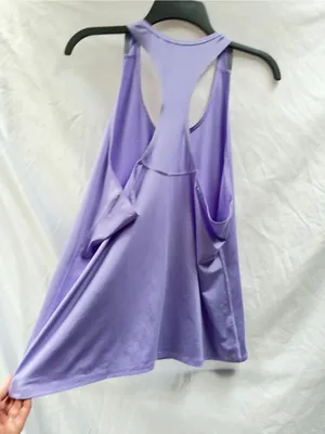 Athleta Exhilaration Racerback Tank Top Lavender Size Large, NWOT thumbnail 12