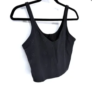 Lululemon Align Tank Top Yogo Emboss Black Womens Size 10 Nulu Built In Bra thumbnail 9