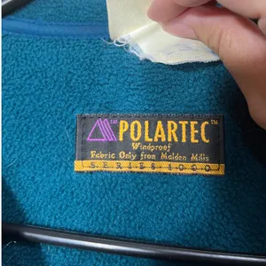L.L.Bean Womens Fleece Jacket Polartec Windproof Zip Front‎ Purple Teal Trim L thumbnail 7