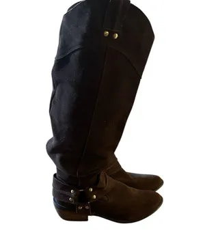 Restricted Dark Brown Over the Knee Boots Size 7 thumbnail 3