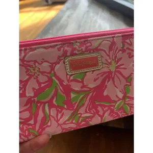 Lilly Pulitzer large‎ cotton wallet pink thumbnail 2