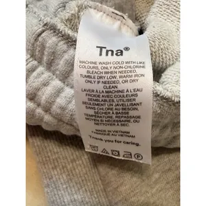 Aritzia TNA Cozy Fleece Boyfriend Jogger‎ Sweatpants Heather Gray Small S thumbnail 8