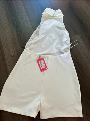 Edikted Annie Ribbed Open-Back Jumpsuit thumbnail 5
