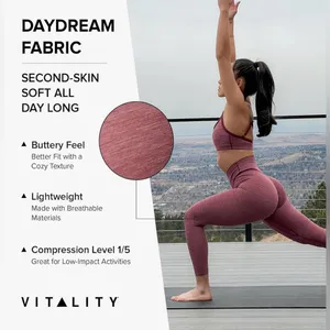 Vitality NWOT Daydream Leggings In Evergreen Marl Size M thumbnail 3