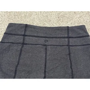 Lululemon Skinny Groove Pant Full-On Luon Yoga Leggings Size 2 Gray thumbnail 8