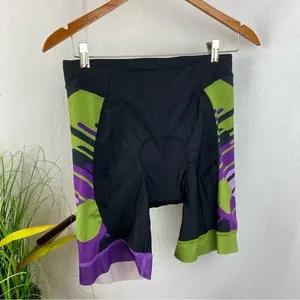 Dealyork Black Padded Bicycle Cycle Sport Shorts XL thumbnail 2