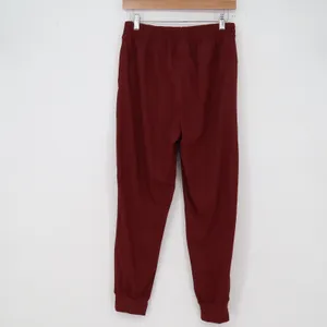 Old Navy Joggers Womens M SleekTech Go-Dry Burgundy Tapered Athletic Good thumbnail 6